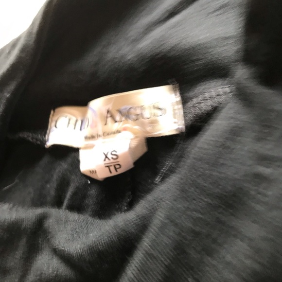 Chlo & Angus wide leg cropped pants xs black - Picture 2 of 3